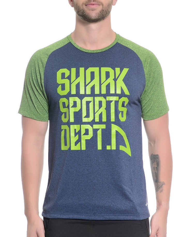 Men's Shark Raglan Dry T-Shirt