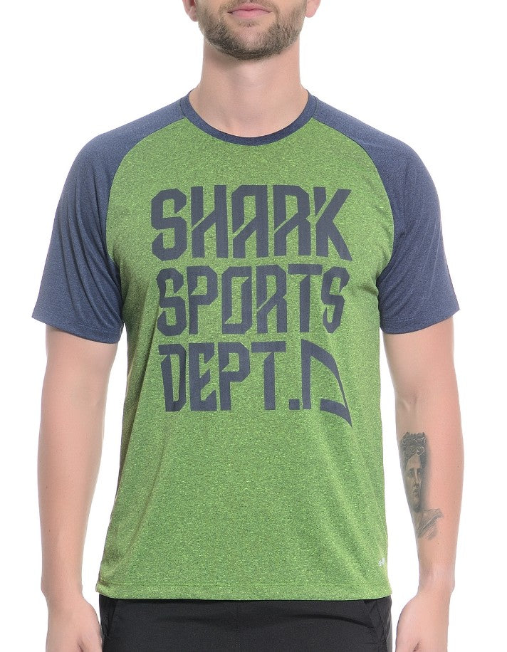Men's Shark Raglan Dry T-Shirt