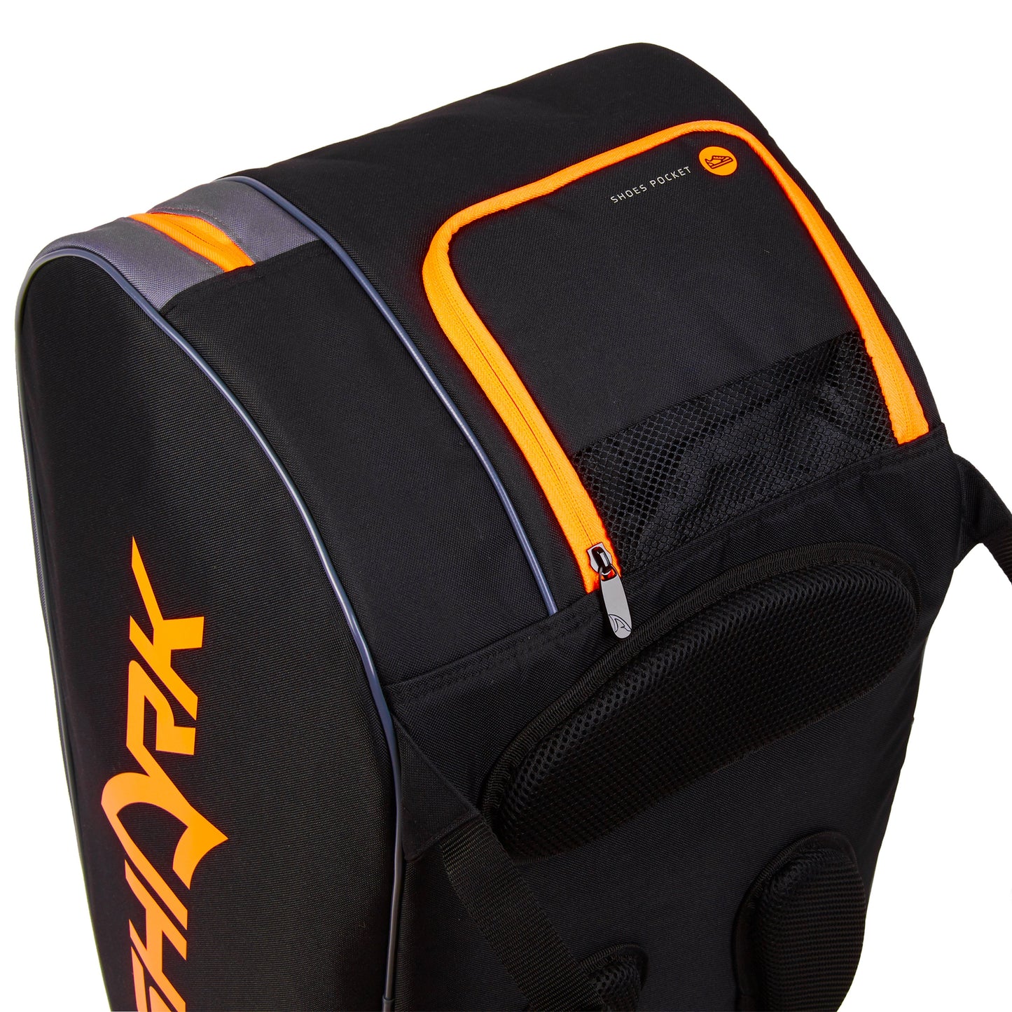 Raquetero Shark Beach Tennis negro y naranja