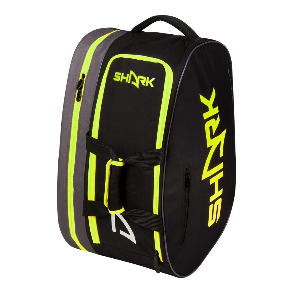 Shark Beach Tennis Racket Bag - Black/Yellow