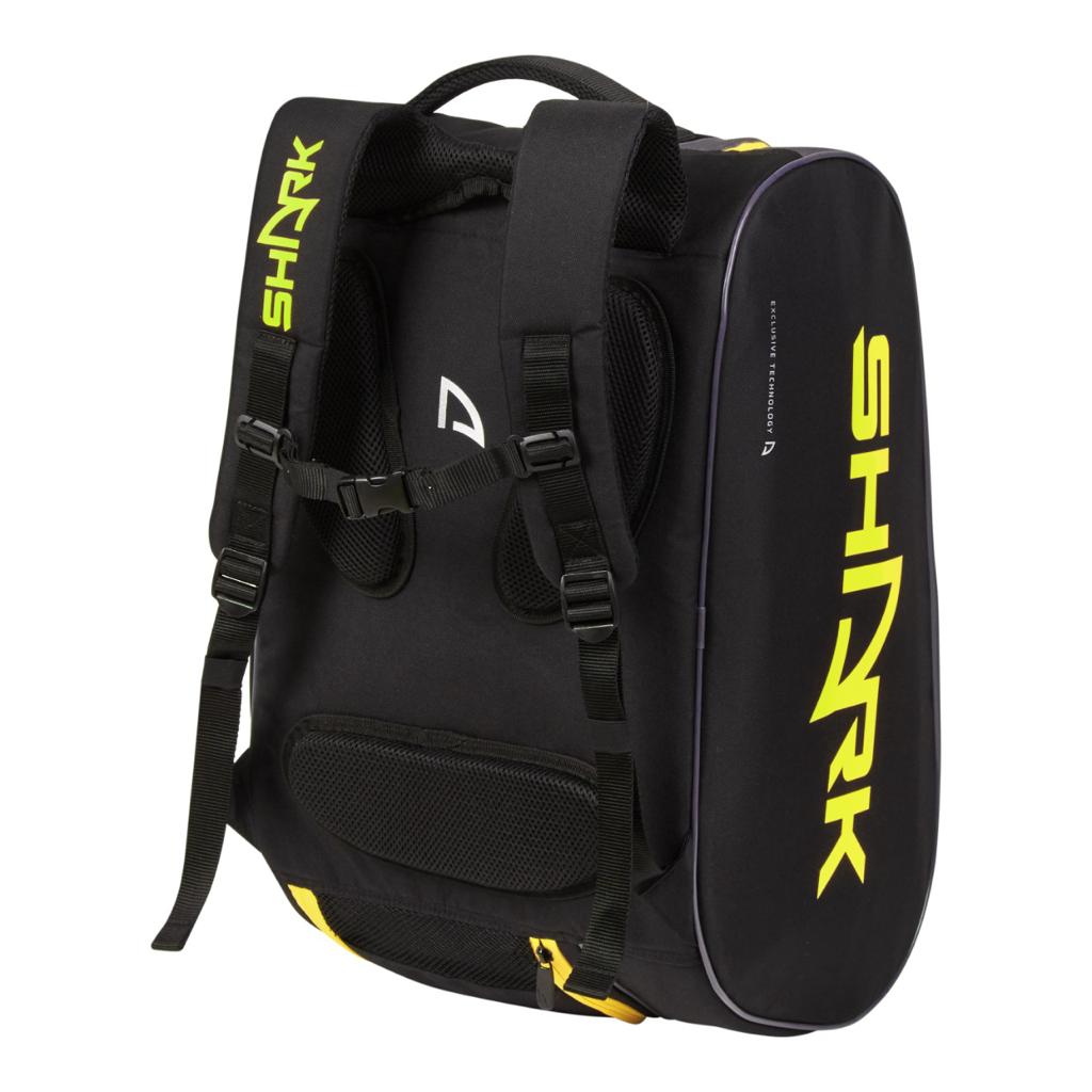 Shark Beach Tennis Racket Bag - Black/Yellow