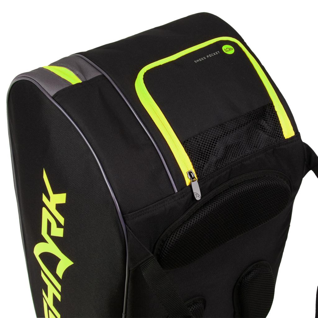 Shark Beach Tennis Racket Bag - Black/Yellow