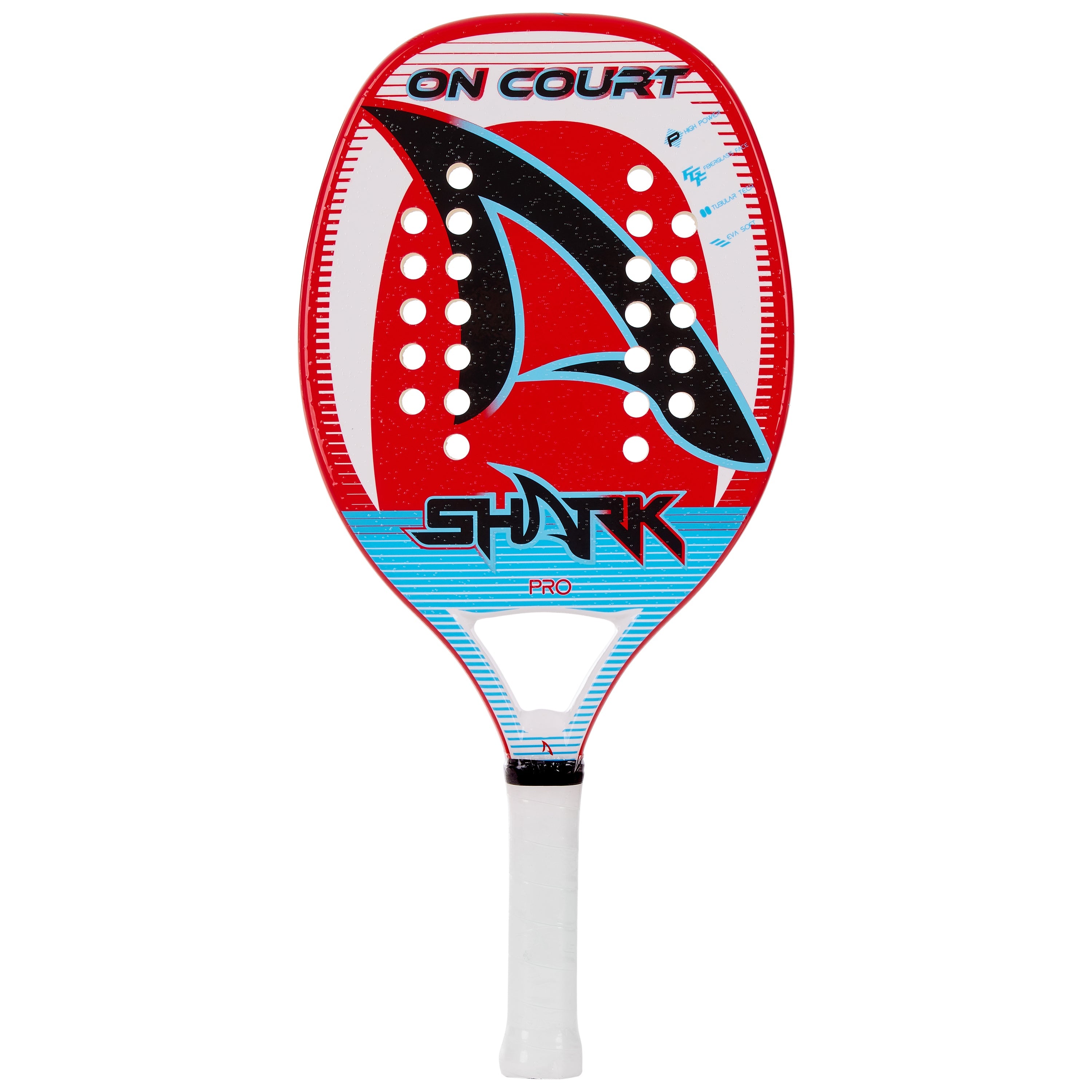 Aquatic Racket Shark On Court Beach Tennis Racket – Shark Beach Tennis Europa